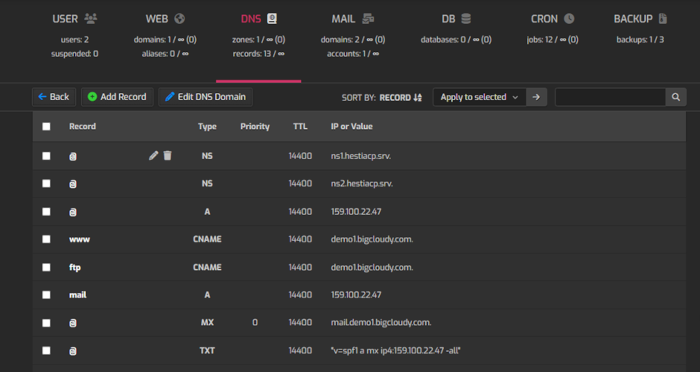 DNS Records